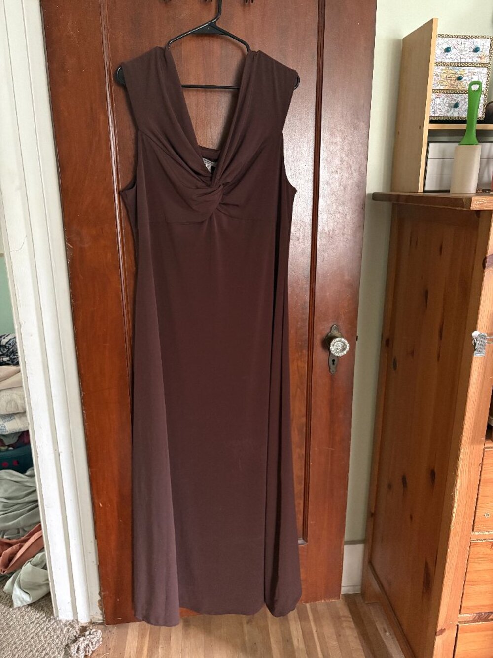 NWT - Floor-Length Brown Formal Gown (Old Navy, "The Occasion" Size XXL Tall)